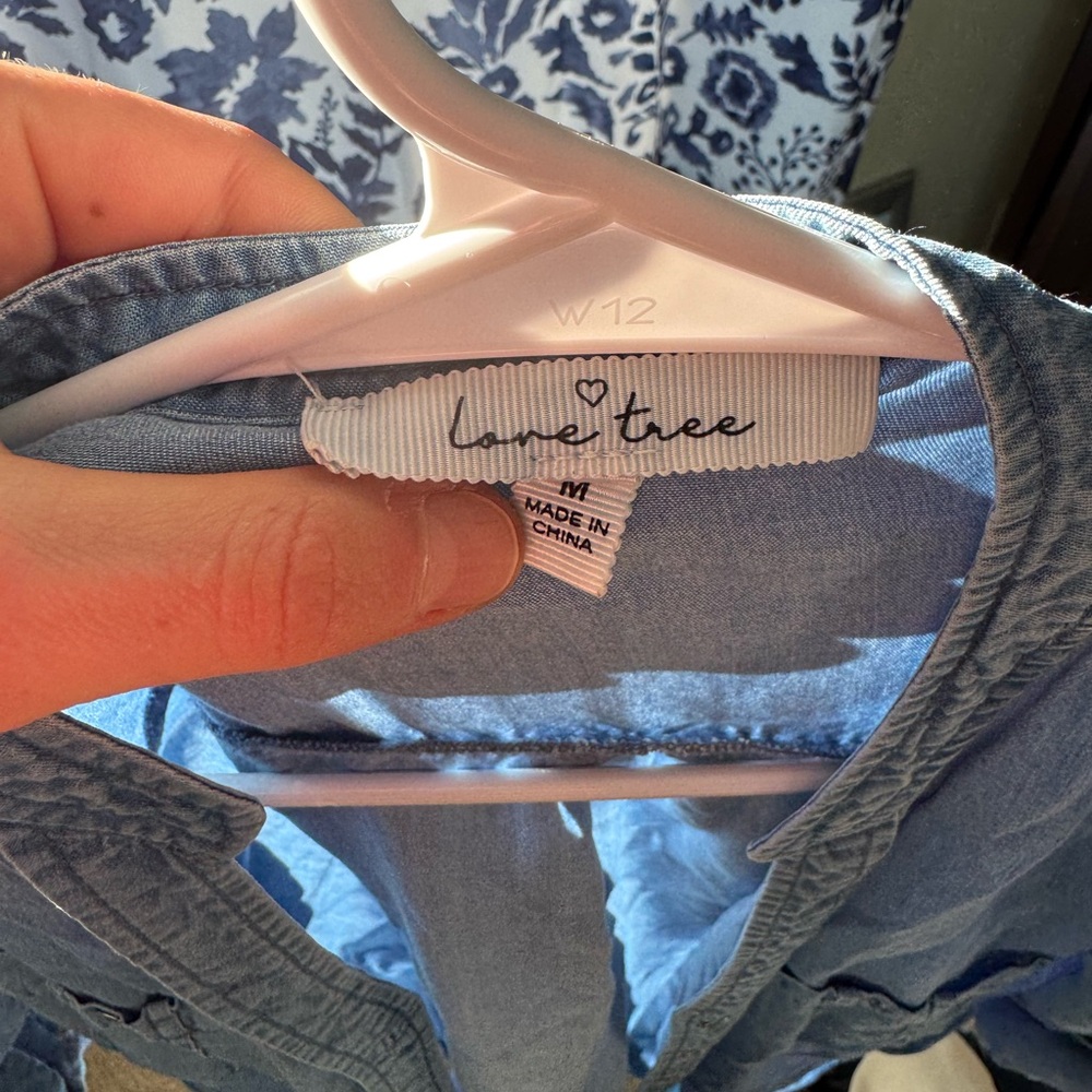 Light Denim Button Up - Picture 2 of 2